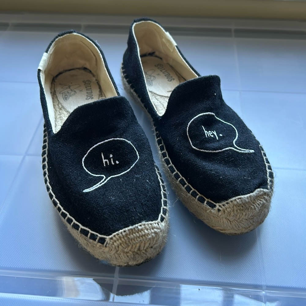 Soludos espadrilles in black